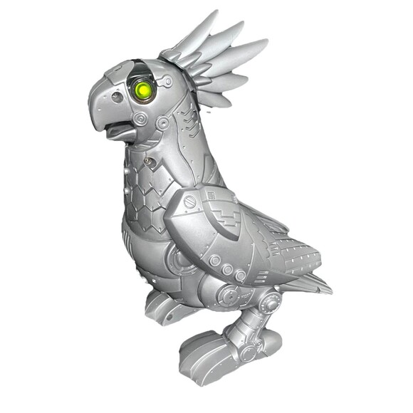 Polly the Tekno Parrot Interactive Talking Robot Bird Toy 2001 Works Great Vtg - Picture 3 of 11